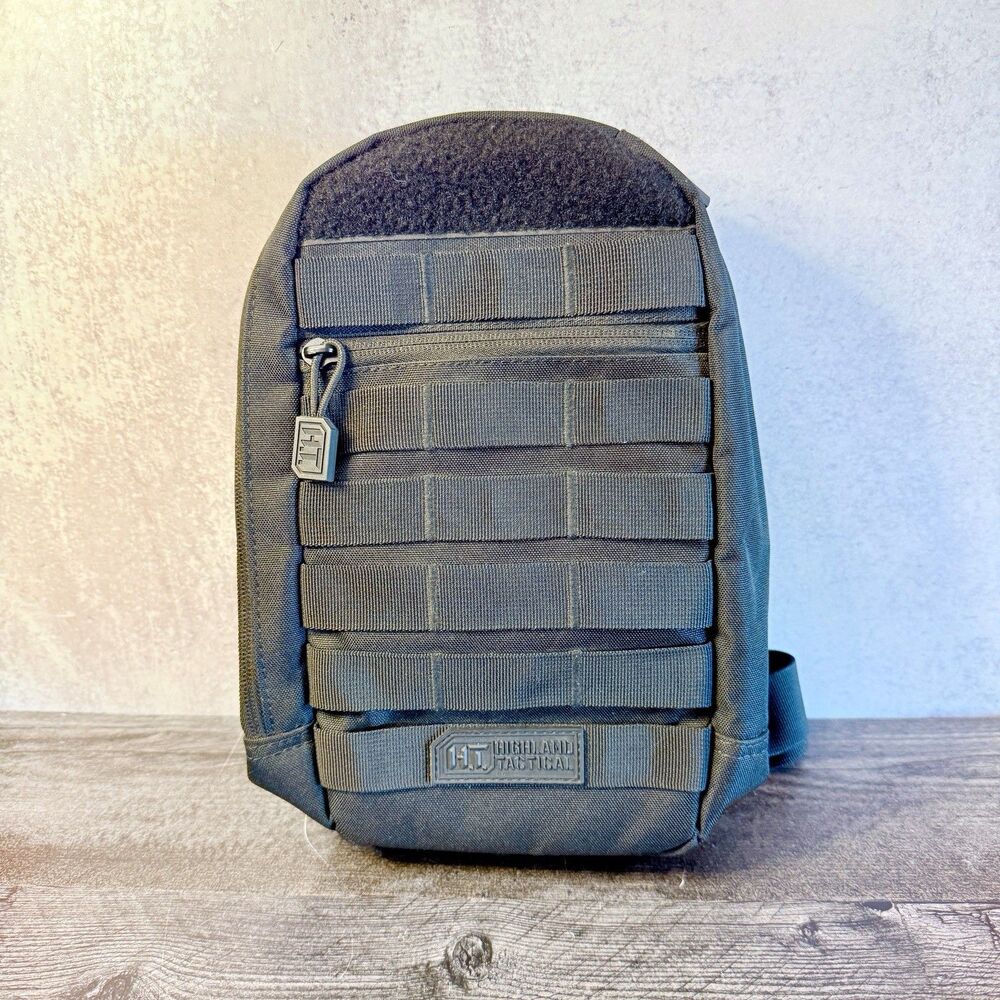 Highland Tactical Sling Bag Small, Black Crossbody
